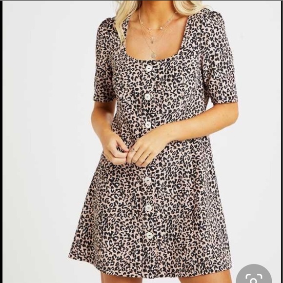New Altar’d State Animal Print Dress - Picture 1 of 12